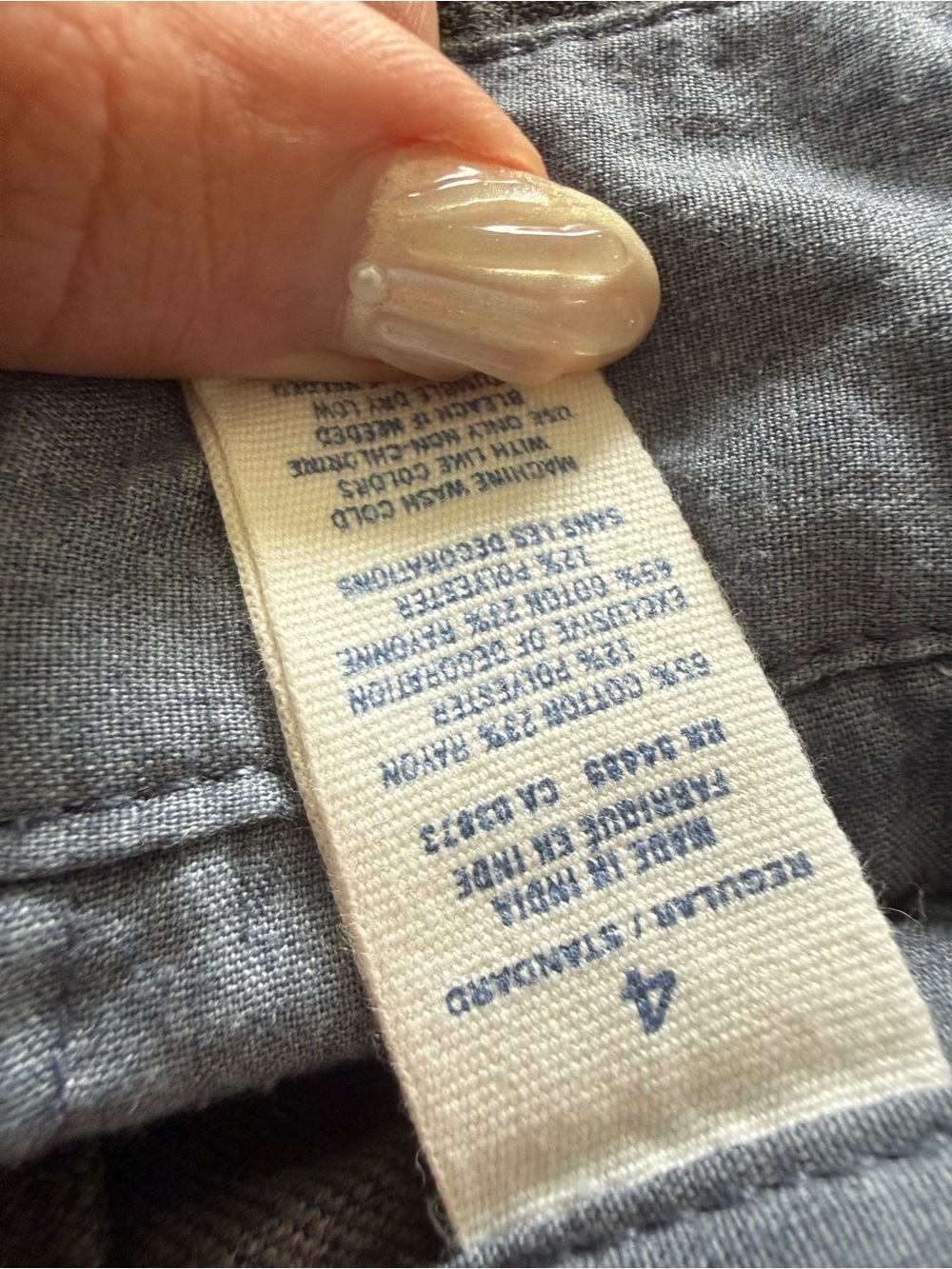 Vintage American Eagle Outfitters Low Rise Shorts Gray Linen Shorts Y2K low cut - Picture 5 of 7
